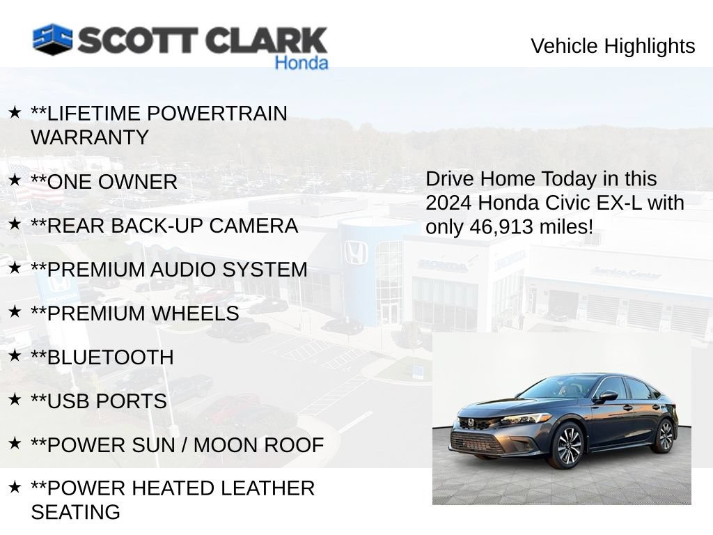 Used 2024 Honda Civic EX-L image 11