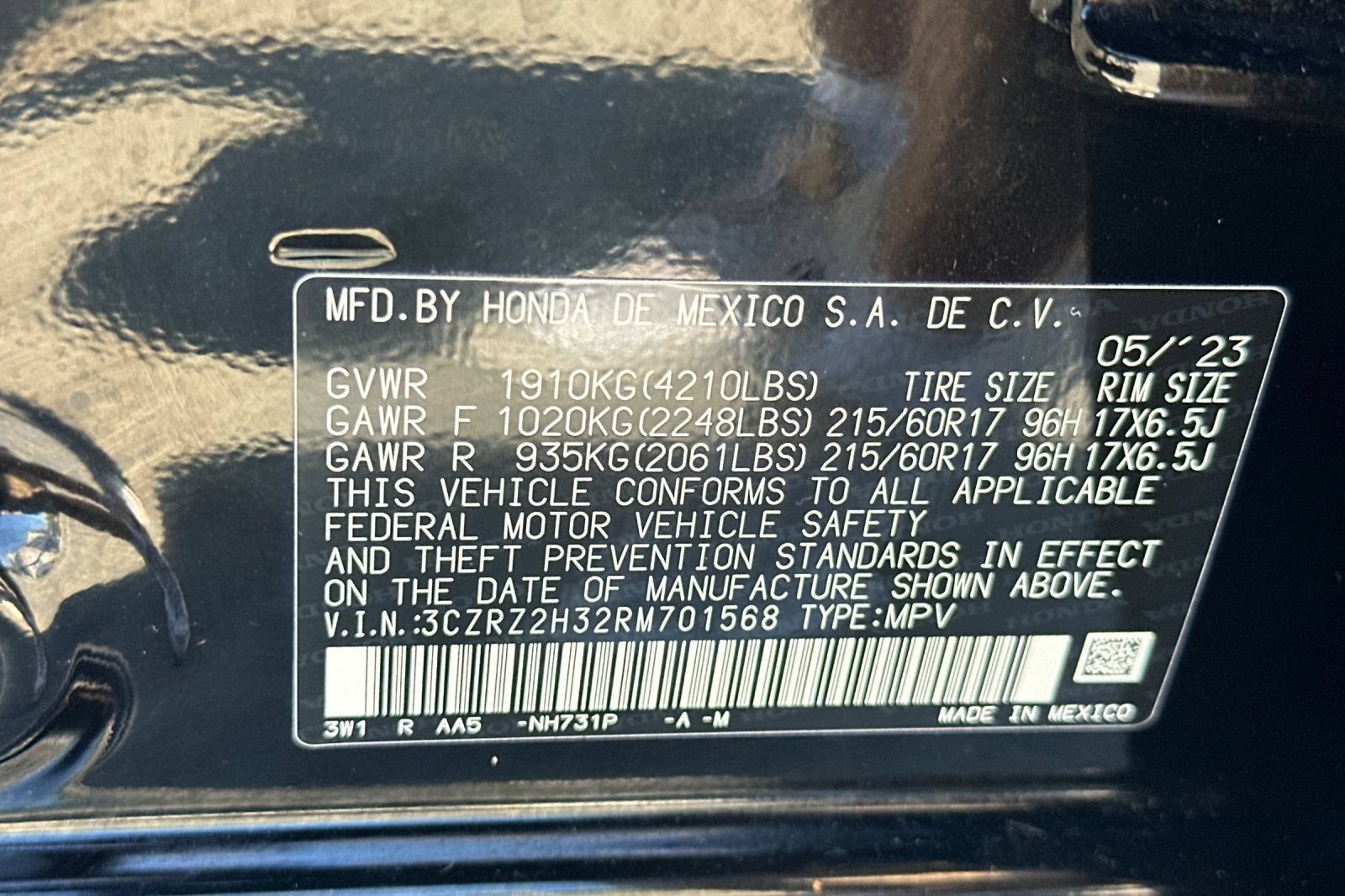 Used 2024 Honda HR-V LX image 28