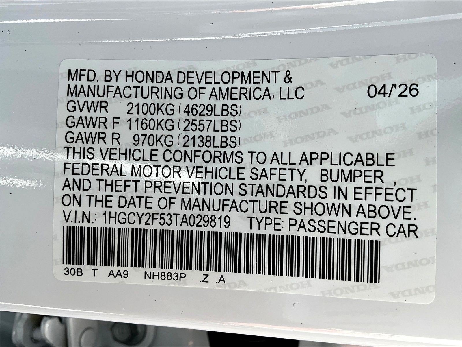New 2026 Honda Accord Sport image 21