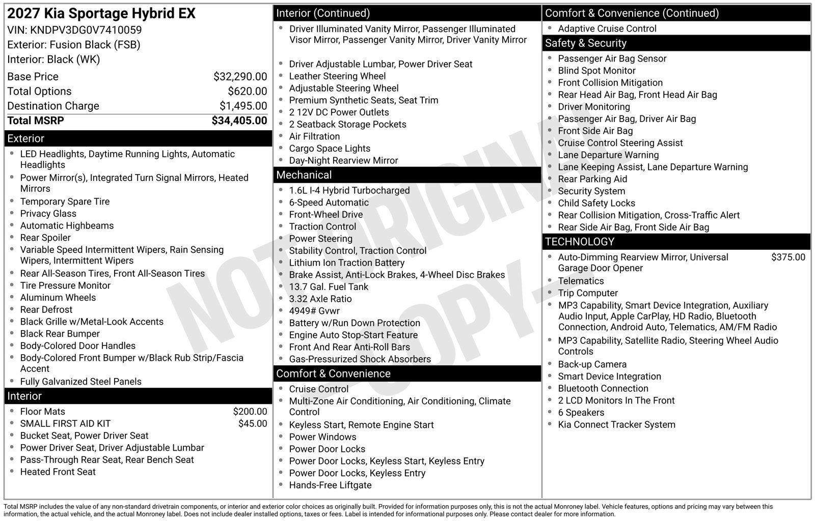 New 2027 Kia Sportage EX FWD image 32