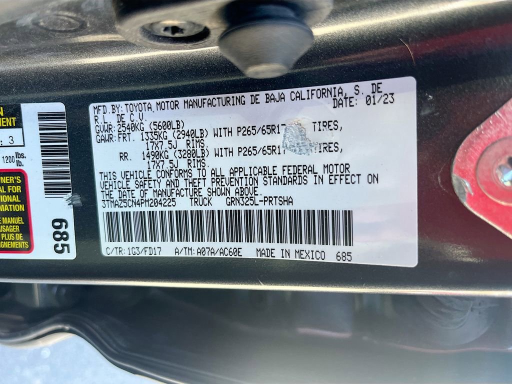 Used 2023 Toyota Tacoma TRD Sport w/ Technology Package RWD image 30