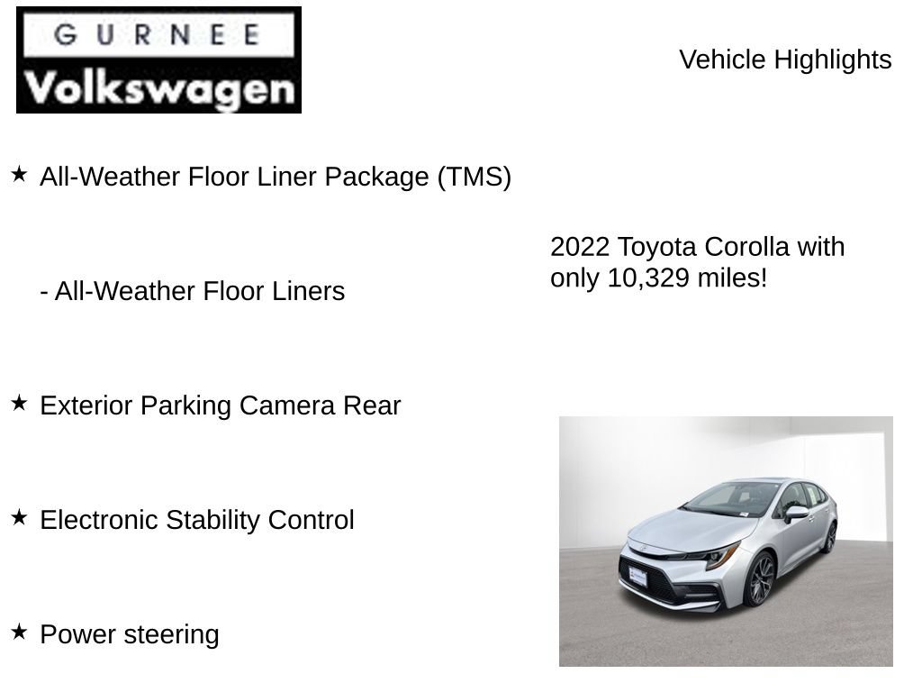 Used 2022 Toyota Corolla XSE FWD image 7