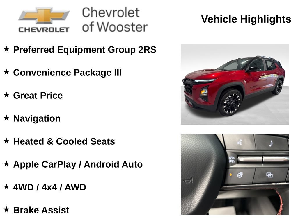 New 2027 Chevrolet Equinox RS w/ Convenience Package III AWD/4WD image 2