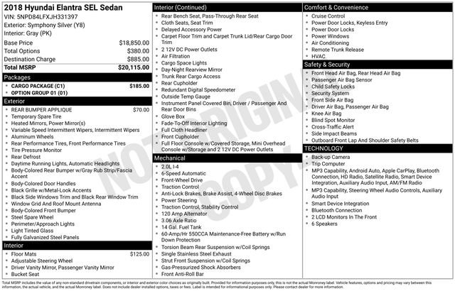 Used 2018 Hyundai Elantra SEL w/ Cargo Package FWD image 36