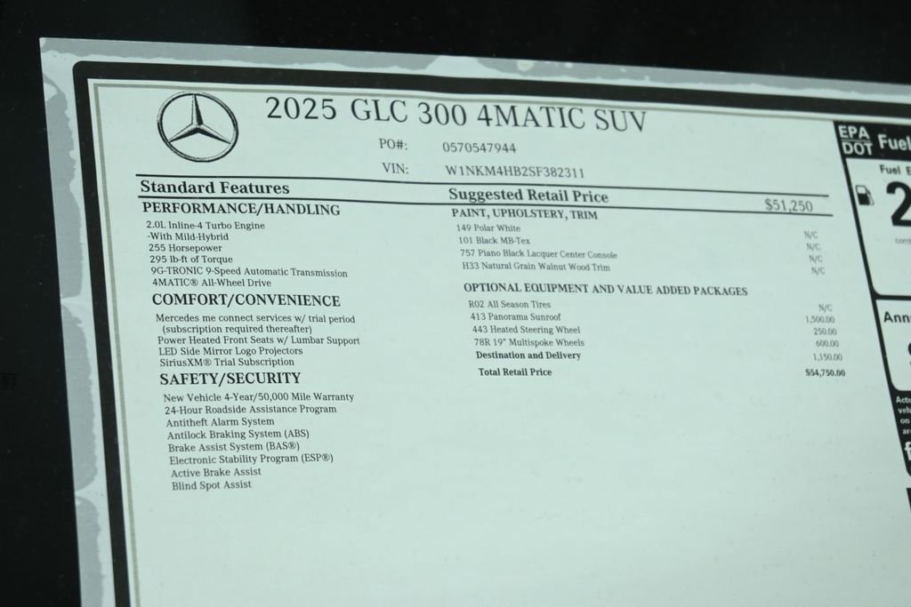 Certified 2025 Mercedes-Benz GLC 300 4MATIC image 26