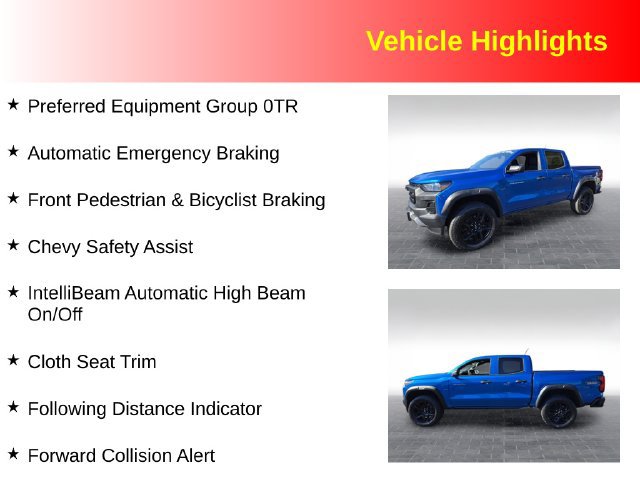 Used 2023 Chevrolet Colorado Trail Boss w/ Advanced Trailering Package AWD/4WD image 3