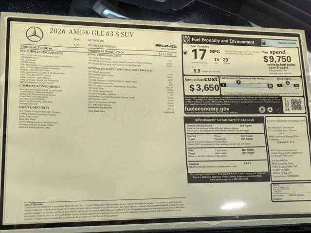 New 2026 Mercedes-Benz GLE 63 AMG S image 19