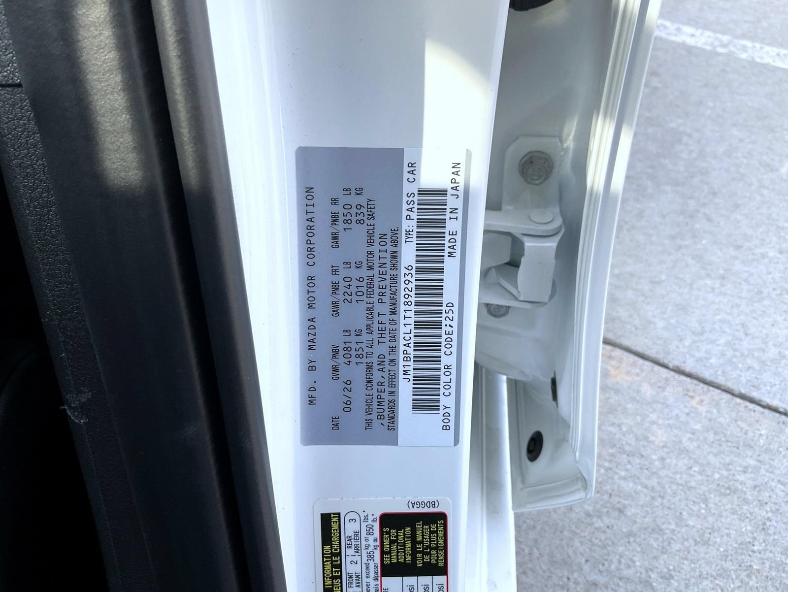 New 2026 MAZDA MAZDA3 2.5 S Sedan w/ Preferred Pkg FWD image 26