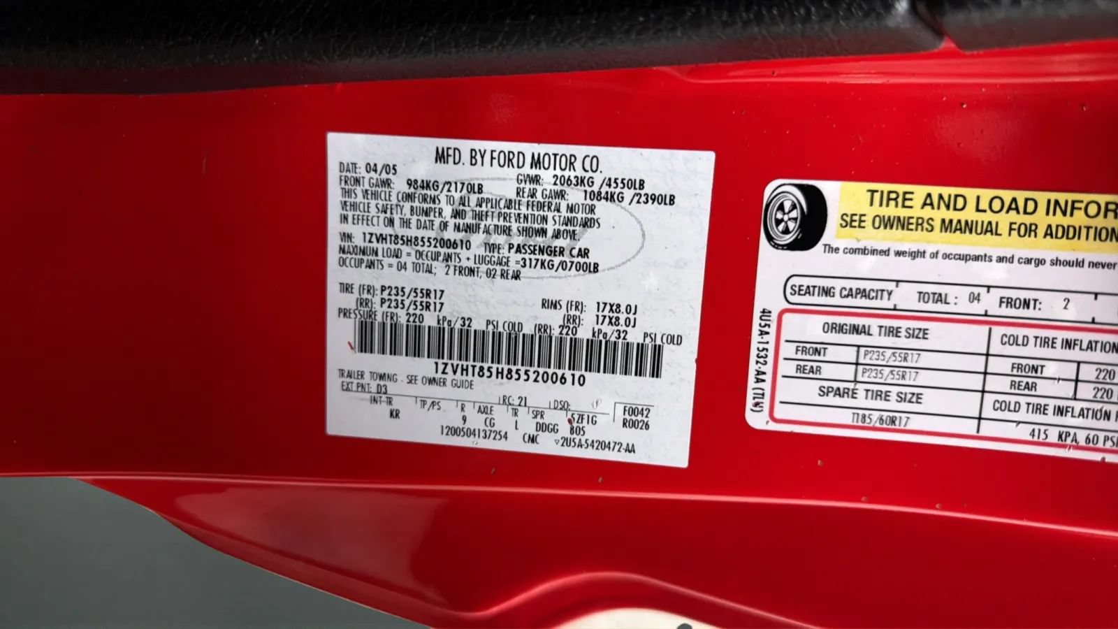 Used 2005 Ford Mustang GT RWD image 23