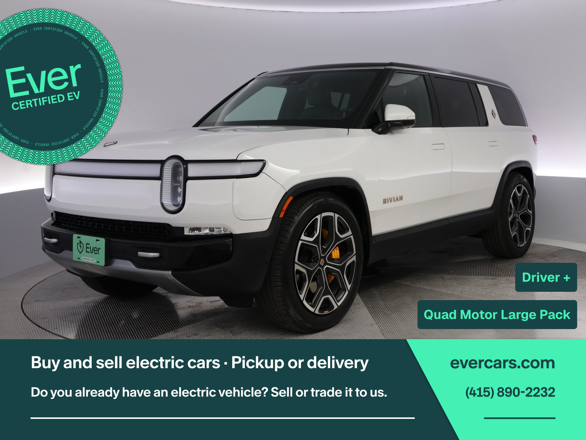 Used 2023 Rivian R1S Adventure Quad