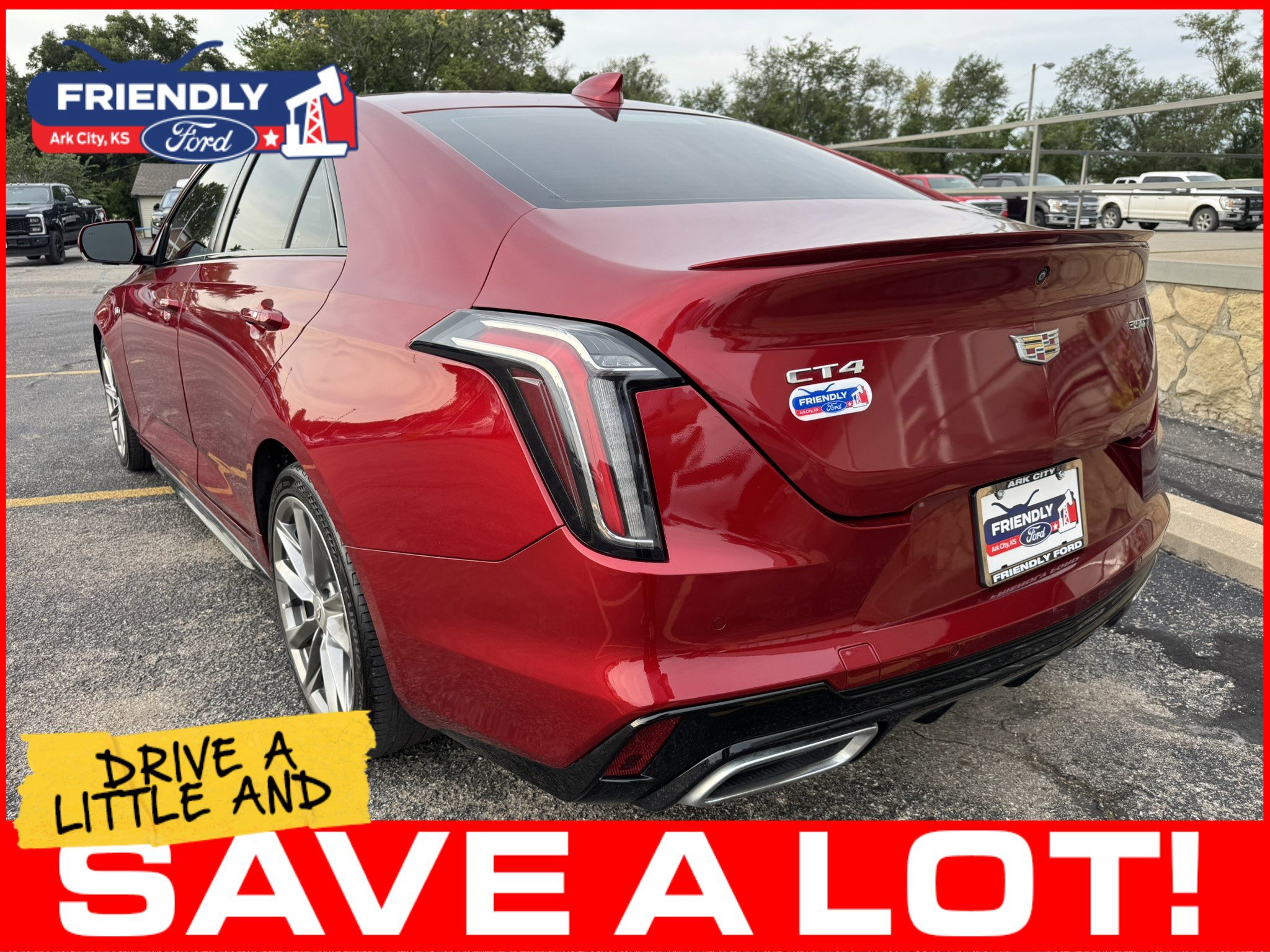 Used 2021 Cadillac CT4 Sport w/ Driver Awareness Plus Package RWD image 3