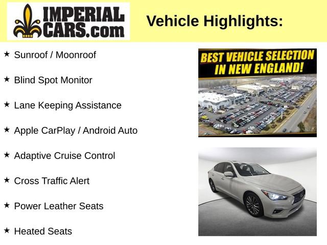 Used 2023 INFINITI Q50 Luxe AWD/4WD image 3
