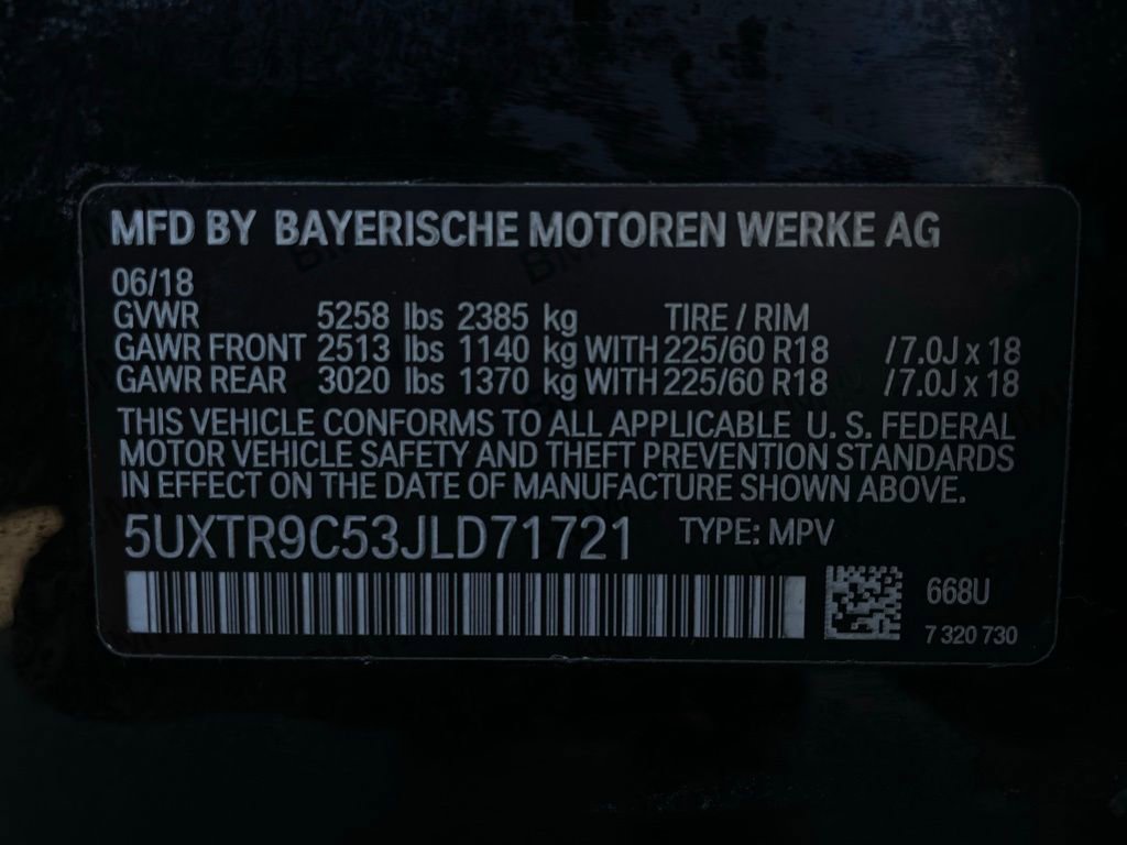 Used 2018 BMW X3 xDrive30i AWD/4WD image 18