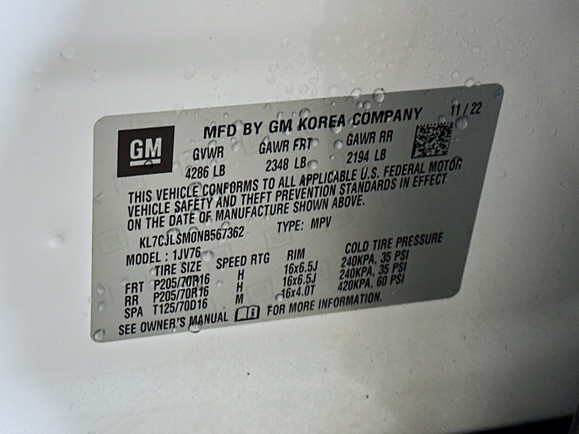 Used 2022 Chevrolet Trax LT w/ LT Convenience Package FWD image 12