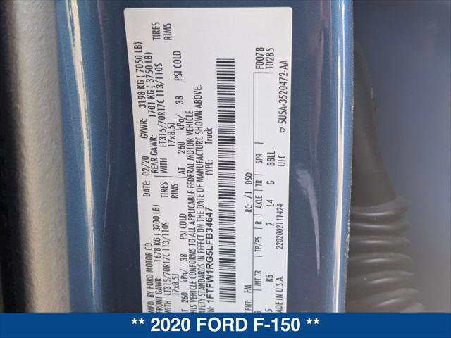 Used 2020 Ford F150 Raptor w/ Equipment Group 801A Mid image 25