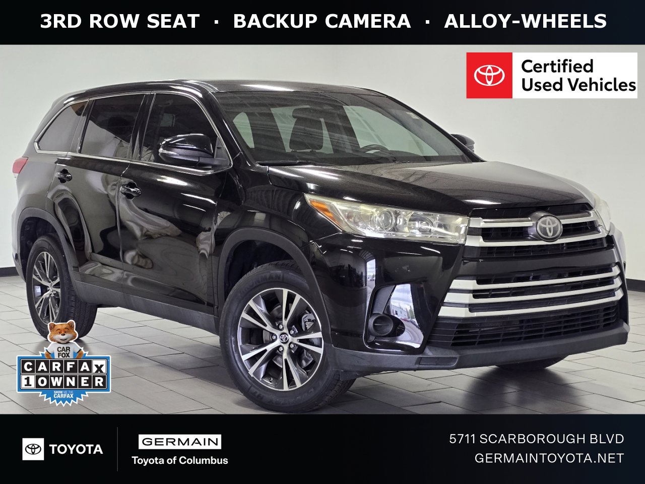 Certified 2019 Toyota Highlander LE FWD video 1