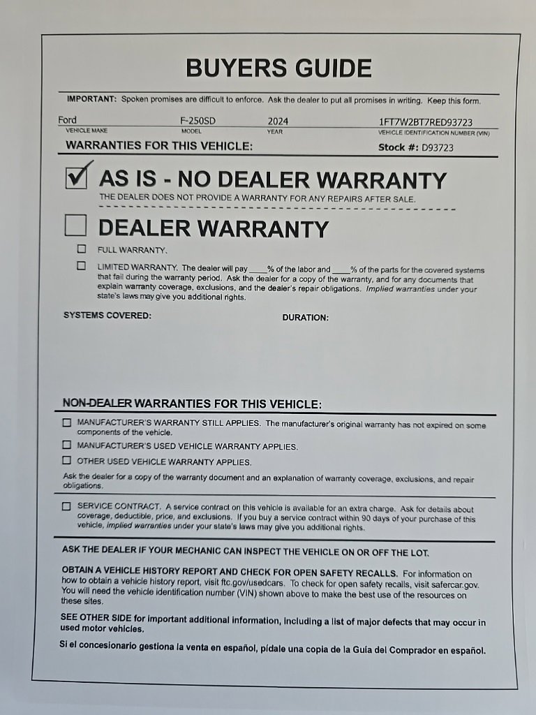 Used 2024 Ford F250 XLT image 28