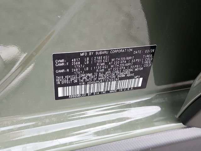 New 2026 Subaru Crosstrek 2.5i Wilderness image 17
