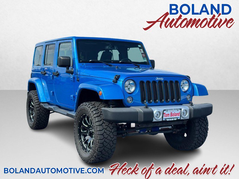Used 2015 Jeep Wrangler Unlimited Sahara w/ Connectivity Group AWD/4WD image 1