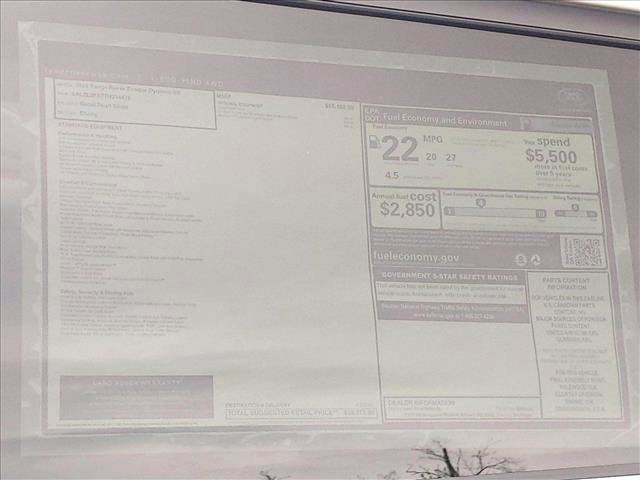 New 2026 Land Rover Range Rover Evoque Dynamic SE image 20