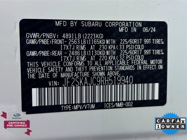 Certified 2024 Subaru Forester Wilderness image 33