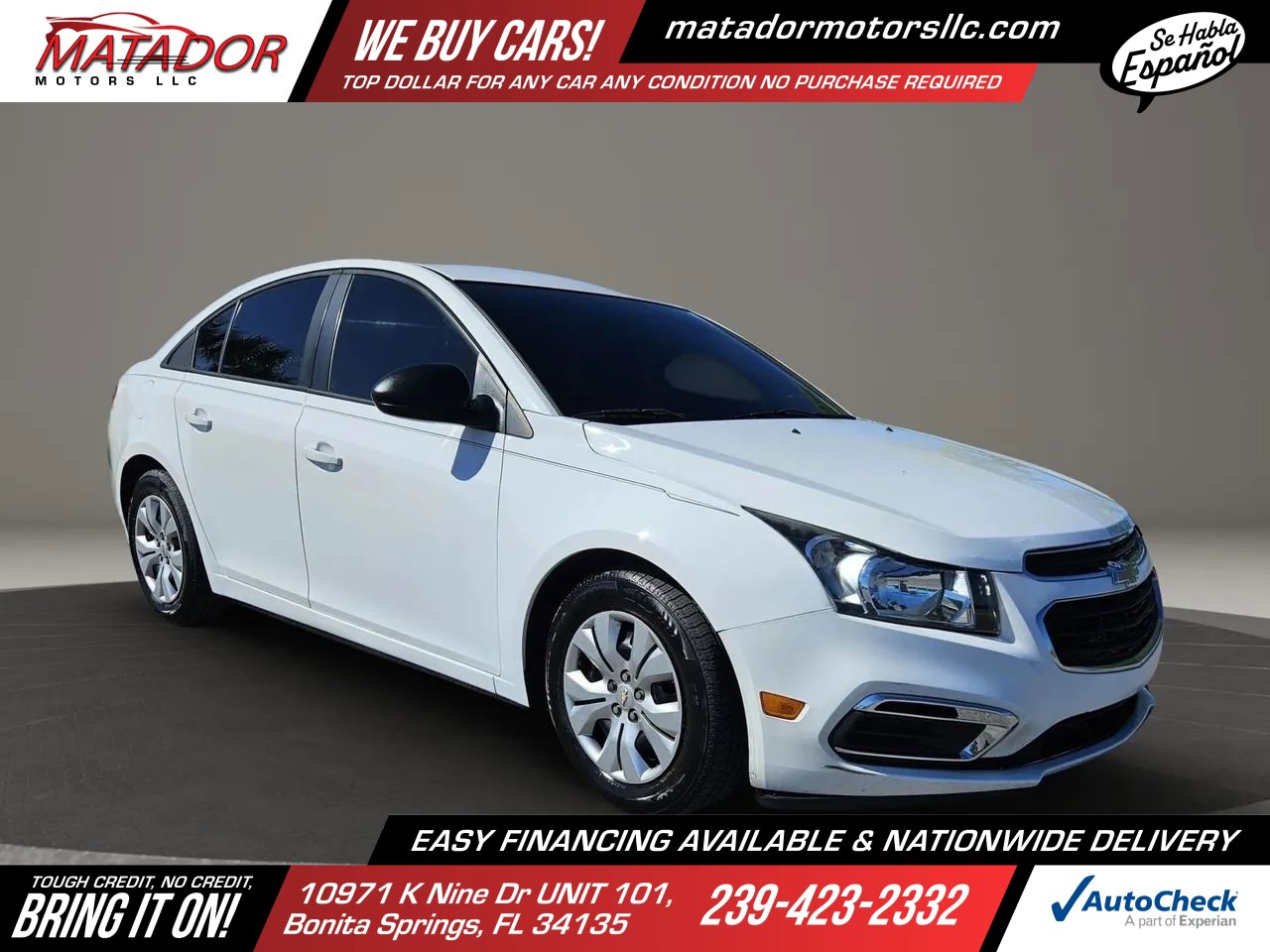 Used 2016 Chevrolet Cruze LS FWD image 3