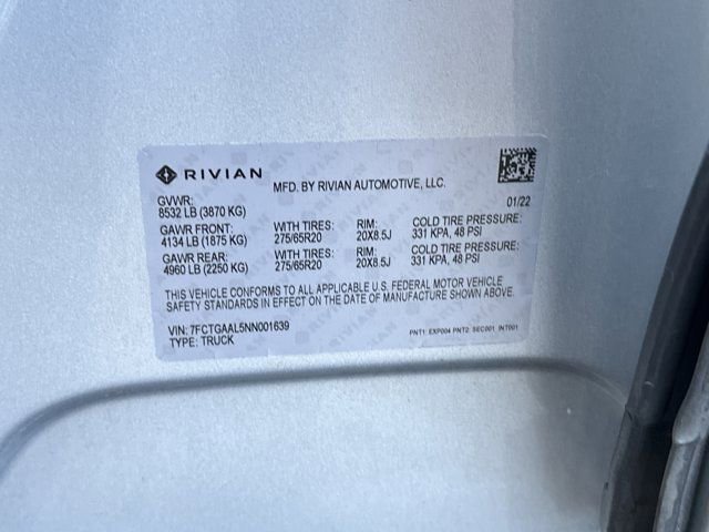 Used 2022 Rivian R1T Launch Edition image 37