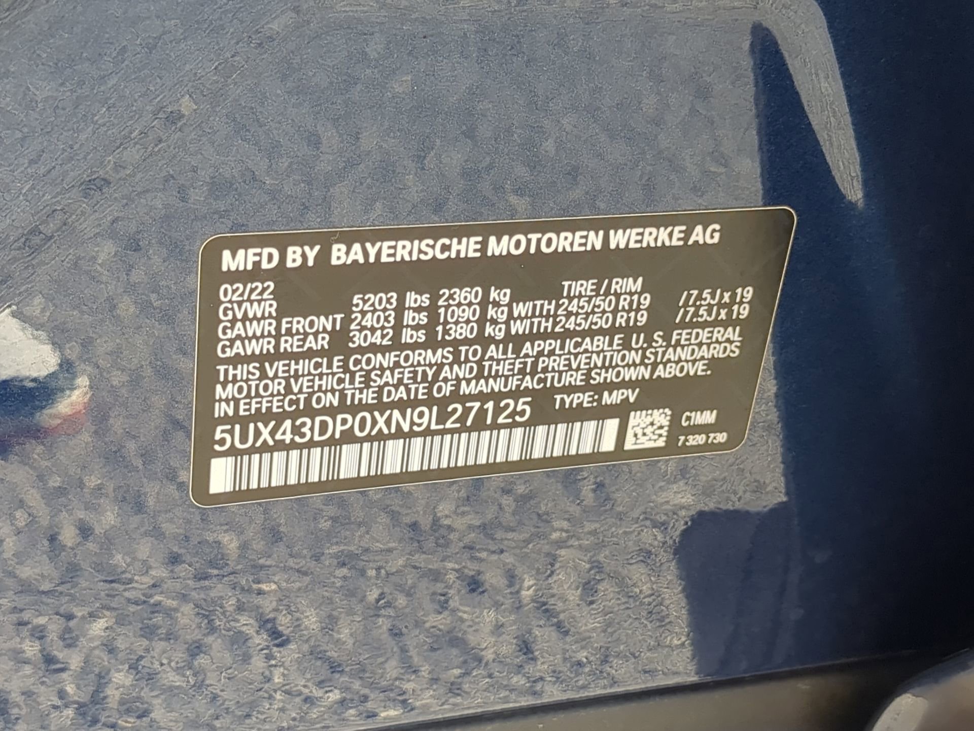 Used 2022 BMW X3 sDrive30i w/ Premium Package 2 image 74