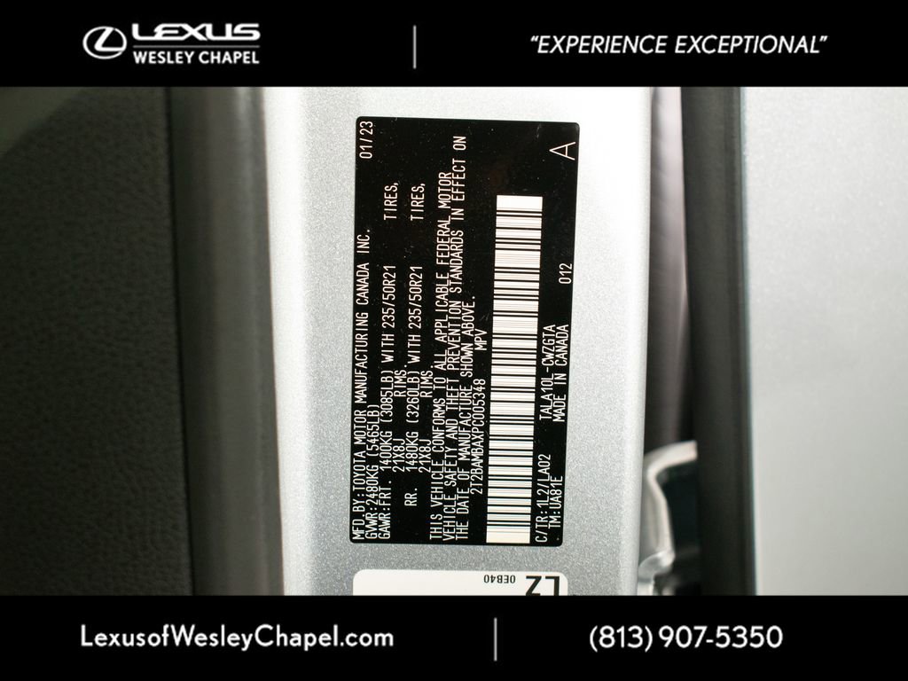 Used 2023 Lexus RX 350 FWD w/ Cold Area Package image 44