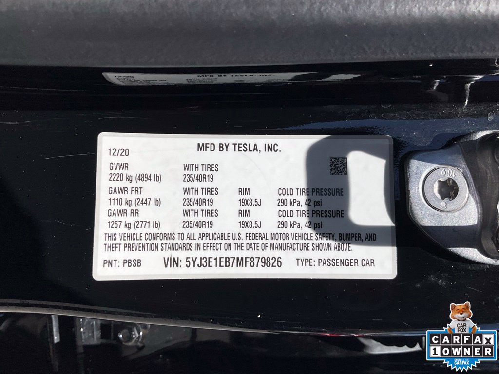 Used 2021 Tesla Model 3 Long Range AWD/4WD image 25