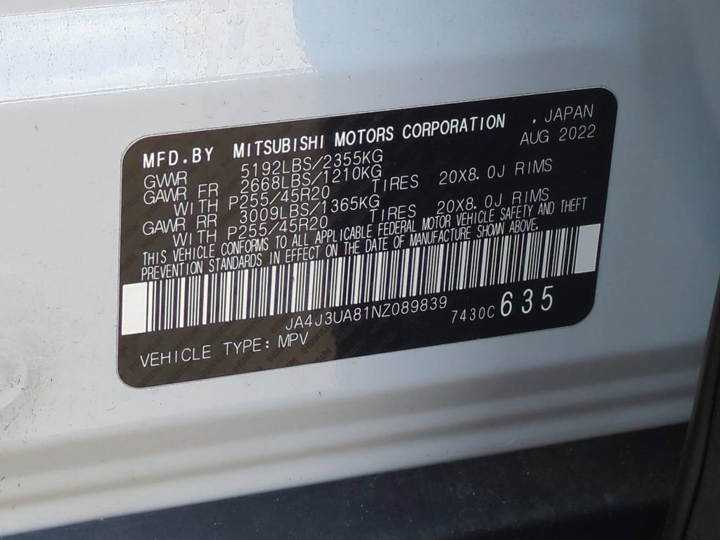 Used 2022 Mitsubishi Outlander SEL Black Edition image 27