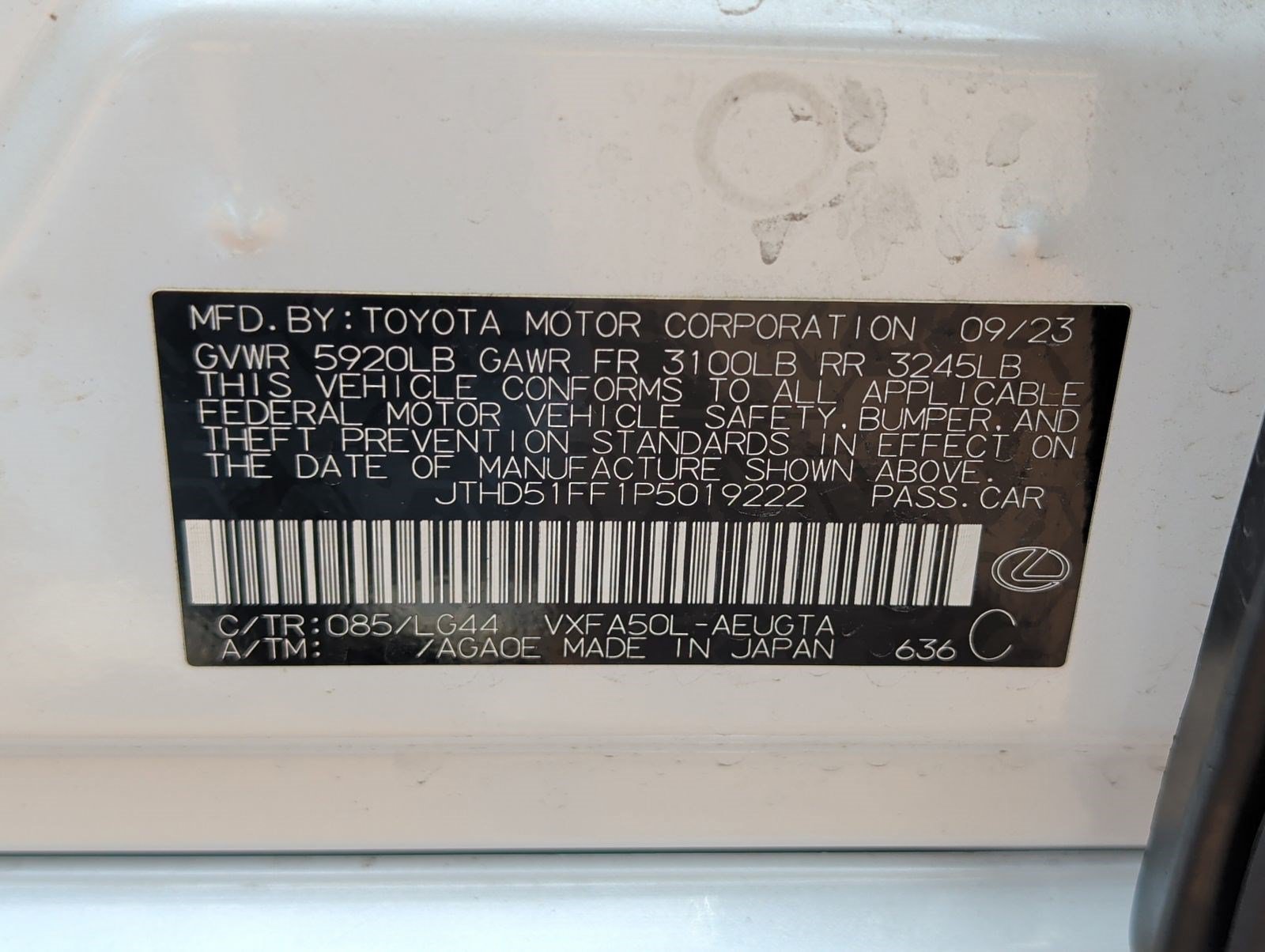 Certified 2023 Lexus LS 500 w/ Interior Upgrade Package RWD image 31