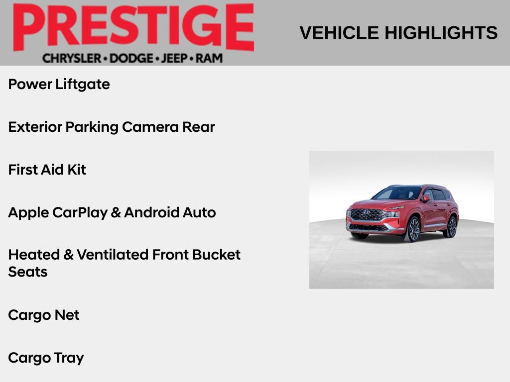 Used 2023 Hyundai Santa Fe Calligraphy w/ Cargo Package image 4