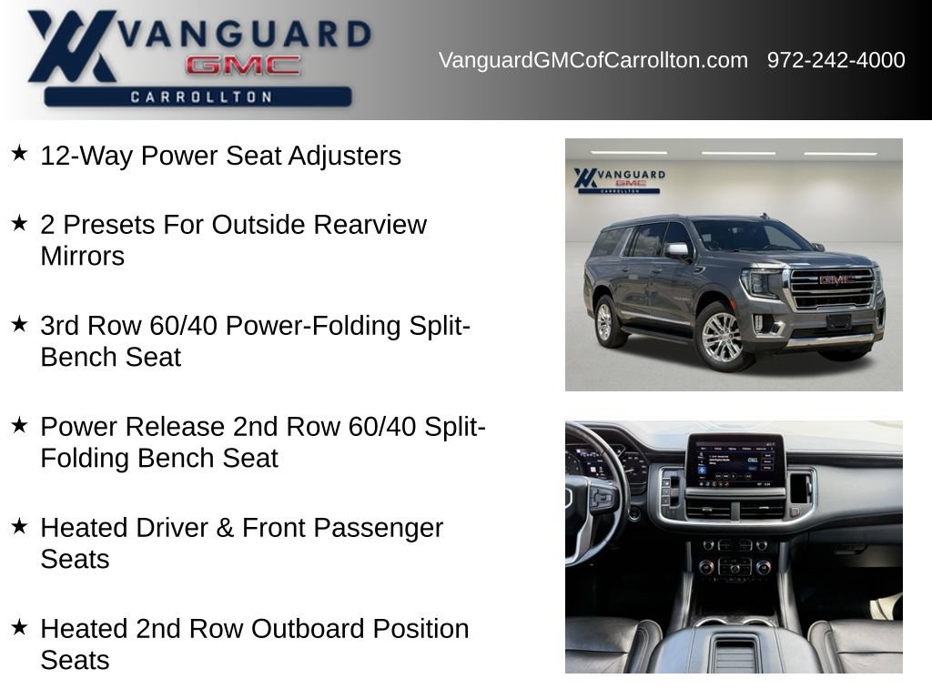Used 2021 GMC Yukon XL SLT w/ SLT Premium Package AWD/4WD image 24