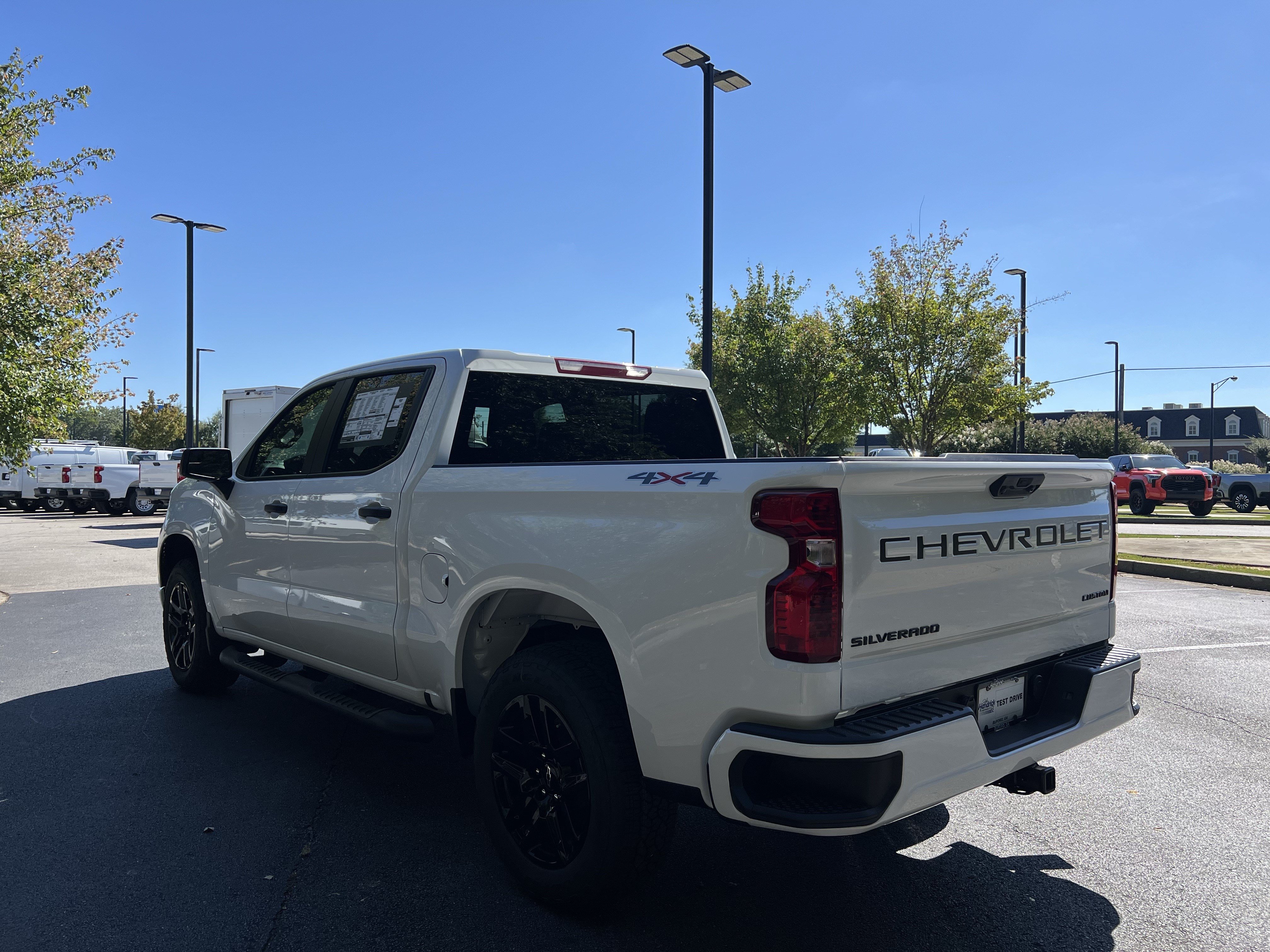 New 2026 Chevrolet Silverado 1500 Custom w/ Turbomax Blackout Package AWD/4WD image 7