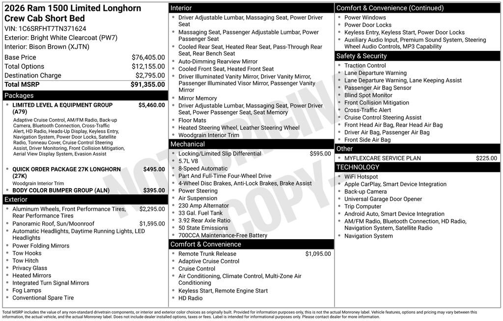 New 2026 RAM 1500 Limited AWD/4WD image 5