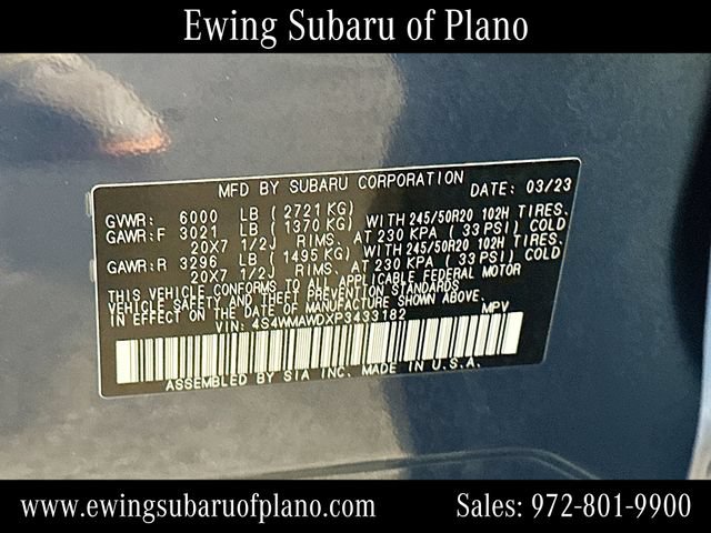 Used 2023 Subaru Ascent Touring AWD/4WD image 35