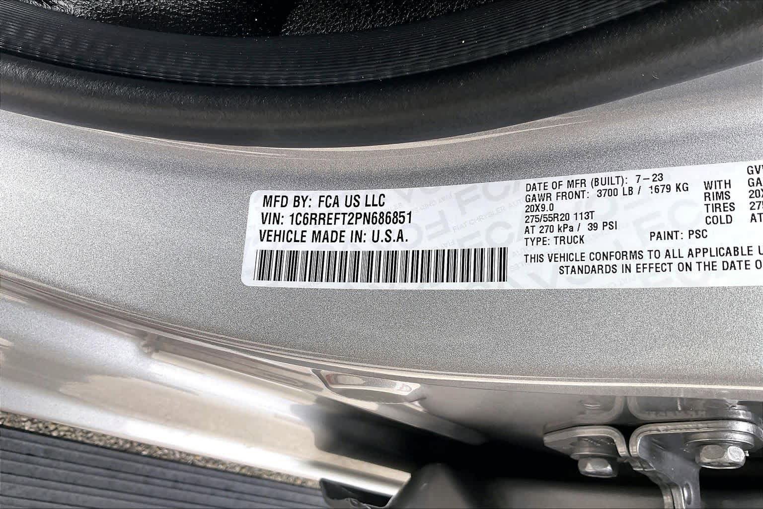 Used 2023 RAM 1500 Lone Star RWD image 34