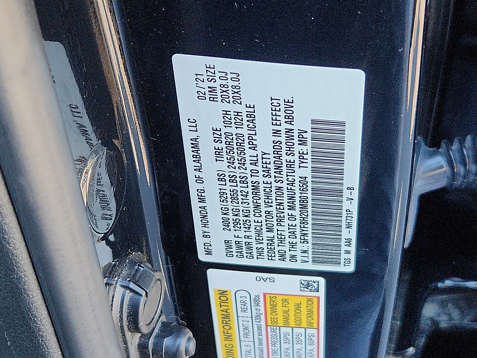Used 2021 Honda Passport Sport image 26