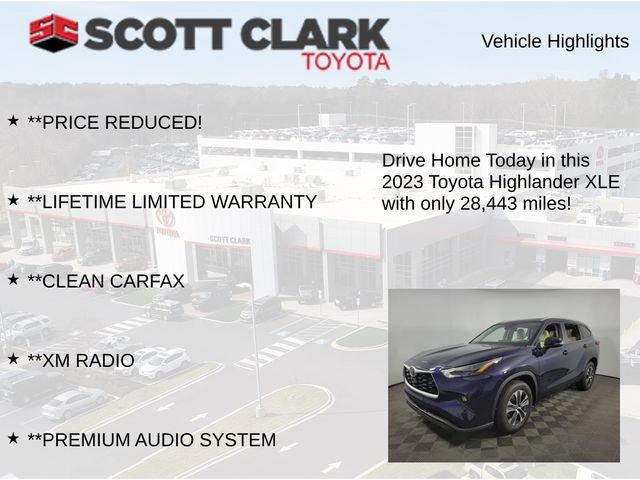 Used 2023 Toyota Highlander XLE FWD image 12