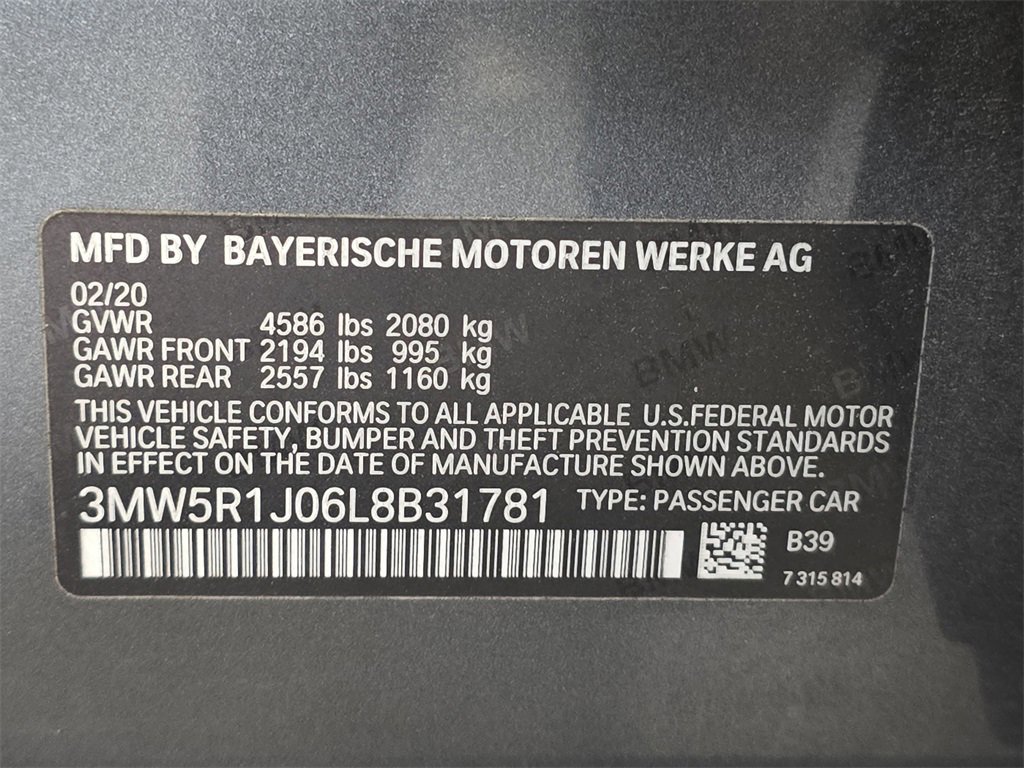 Used 2020 BMW 330i Sedan w/ Convenience Package image 31