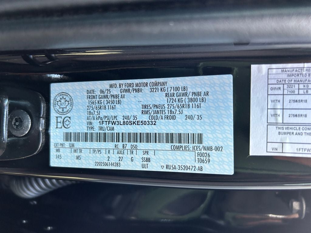 Used 2025 Ford F150 XLT w/ Equipment Group 301A Standard AWD/4WD image 36