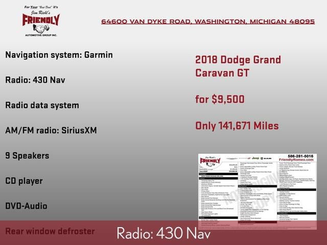 Used 2018 Dodge Grand Caravan GT FWD image 3