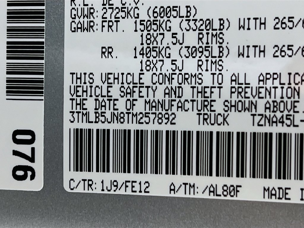 Used 2026 Toyota Tacoma TRD Sport AWD/4WD image 24