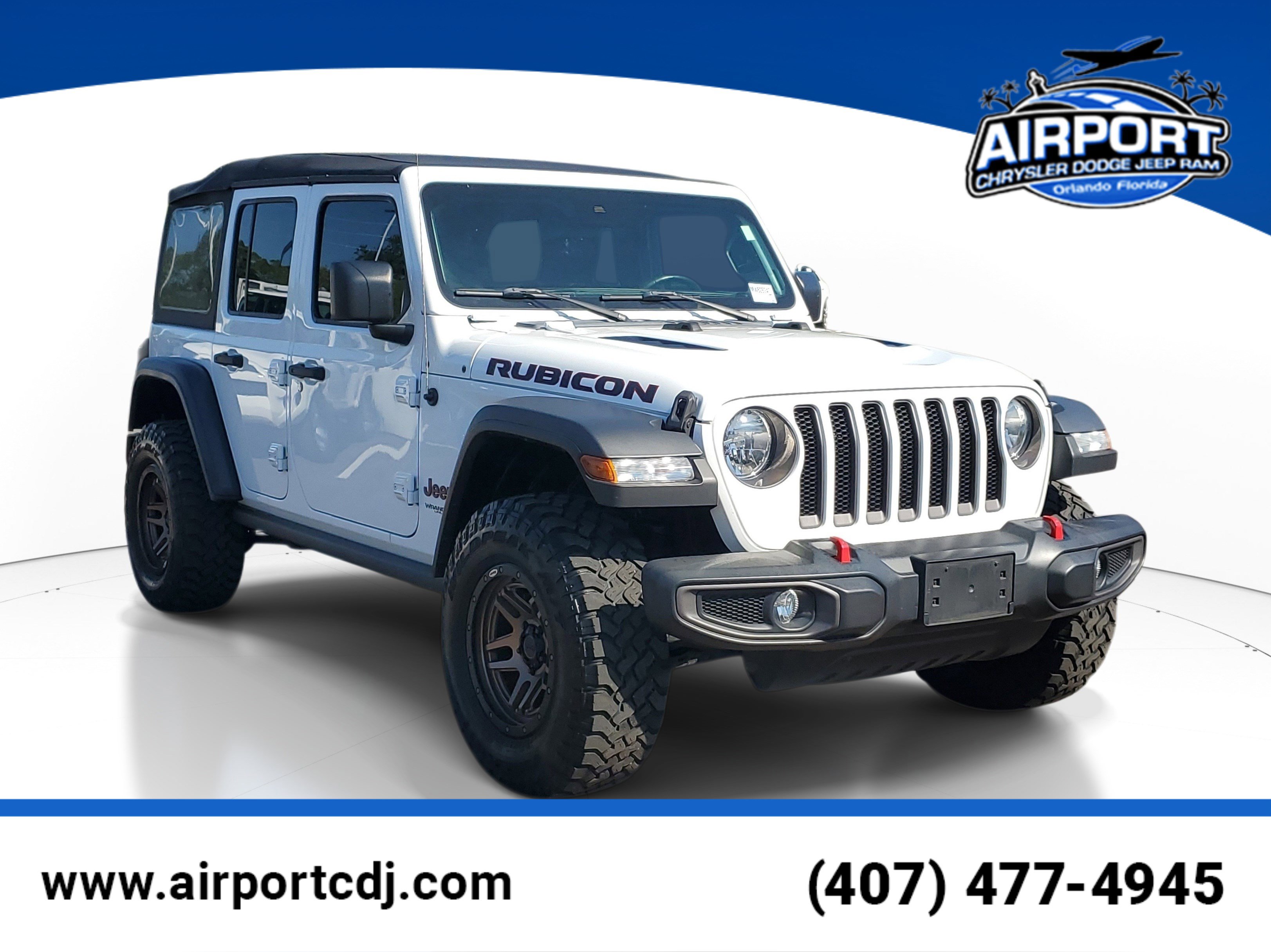 Used 2021 Jeep Wrangler Unlimited Rubicon w/ Safety Group AWD/4WD image 1