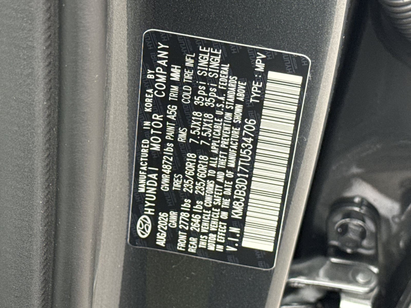 New 2026 Hyundai Tucson SEL FWD image 28