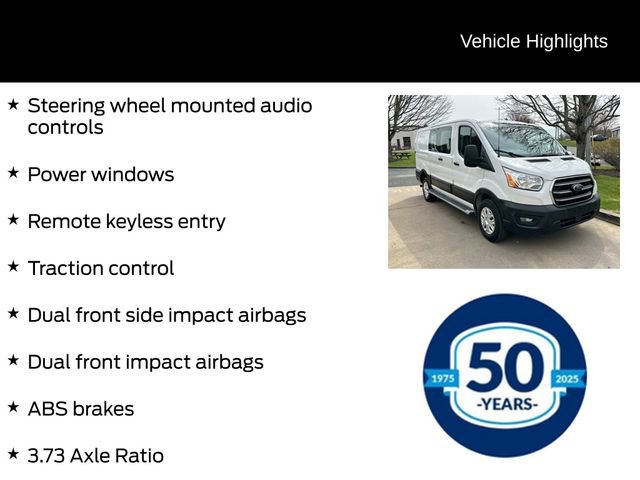 Certified 2020 Ford Transit 250 Low Roof w/ Exterior Upgrade Package image 16