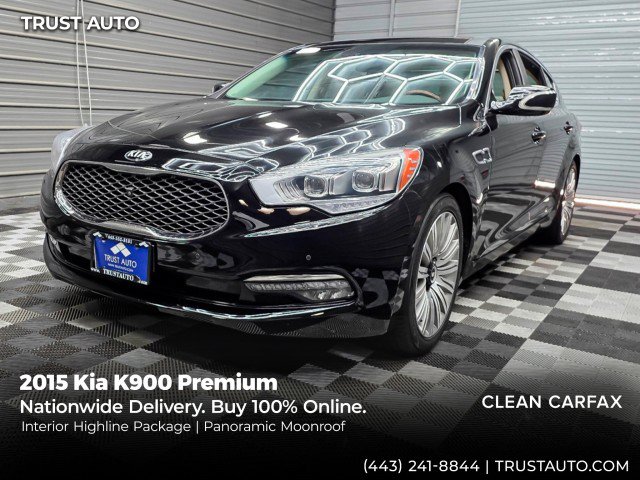 Used 2015 Kia K900 Premium w/ Interior Highline Package RWD image 1