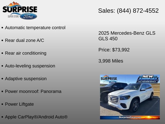 Used 2025 Mercedes-Benz GLS 450 4MATIC image 12