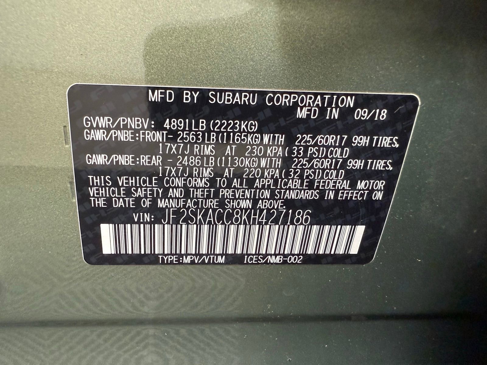 Used 2019 Subaru Forester w/ Alloy Wheel Package image 17